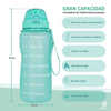 Garrafa De Agua 2 Litros Botellas De Agua 2Litros Leakproof 2 Liter Plastic Gym Fitness Water Bottle With Custom Logo