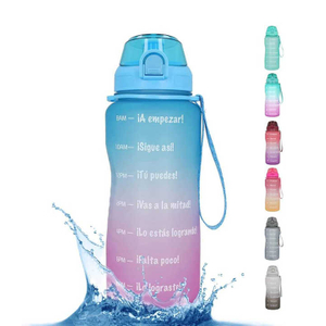 Garrafa De Agua 2 Litros Botellas De Agua 2Litros Leakproof 2 Liter Plastic Gym Fitness Water Bottle With Custom Logo