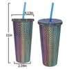 Vasos Infantiles Con Tapa Plastics Logo Tumbler Double Wall Coffee Customized on the Go Tumblers With Lid and Straw