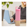 550ml Personalised Double Wall Insulated Thermal Cup Bamboo Vacuum Flask Stainless Steel 304 Water Bottles