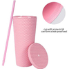 Kahve Fincan Cangkir Kopi May in Coc Nhieu Mau Matte Coffee Mug With Straw Pre Drilled Double Wall Cups Plastic Tumbler