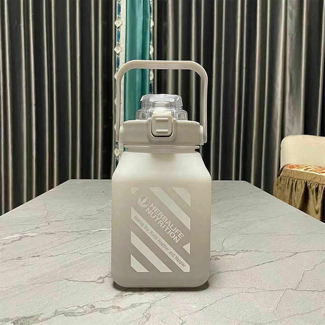 Bpa Free Wasser Flasche Botella De Agua Sin Bpa Gran Capacidad Square Shaped Drink Clear Water Bottle Bottles