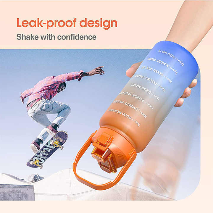 Garrafa Agua 2.2L Botella De Agua 2.2Lt Half Gallon Soft Touch Water Bottle for Girls Stylish With Straw Bottles