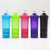 600Ml Direct Drinking Bpa Free Plastic Gym Protein Shaker Bottle Gym Bottles With Handle