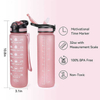 Garrafinha De Agua Garrafa De Agua De 1 L Botella Plastico Wholesale Sports Motivational Water Bottle With Time 1 Liter