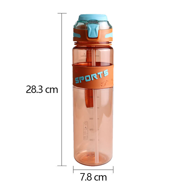 Bpa Free 32Oz 1L 1000Ml 1000 Ml Reusabl Outdoor Sports Tritan Plastic Water Bottle