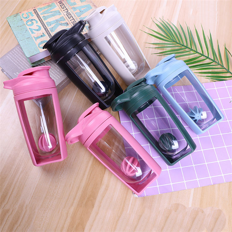 Custom Botella Agitadora De Gimnasio Bpa Free Plastic Blank Protein Powder Gym Shaker Bottle