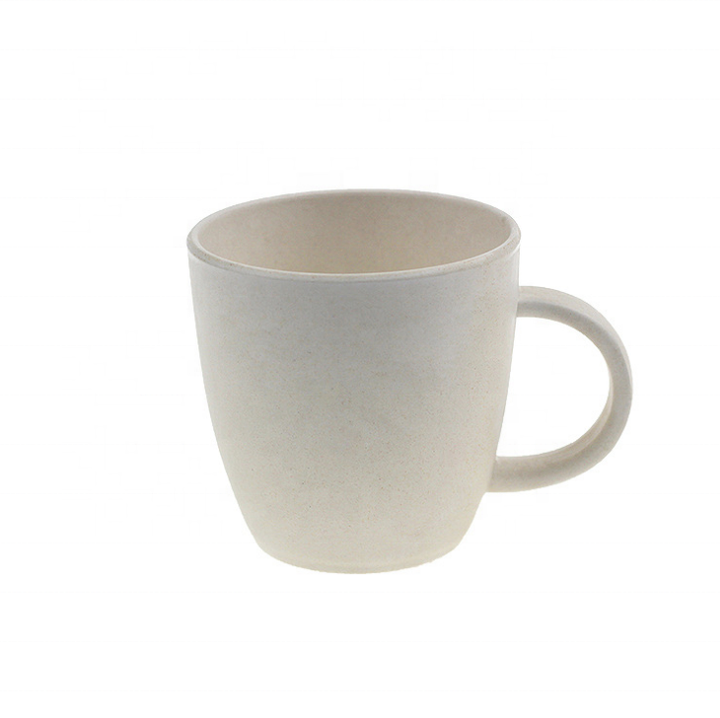 Biodegradable Cute Kids Cup Cartoon Bamboo Fiber Handle Mug