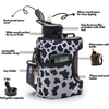 64Oz Wide Mouth Large Capacity Eco Friendly Portable Bpa Free Plastic Sports Water Bottle With Carrying Strap Sleeve