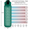 Garrafa 1 Litro Botella De Agua Personalizada 1L Fashionable 1000Ml 1 Liter Motivational Water Bottle for Sport
