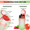 Sipper Plastic Drink Bottle Fancy Sports Water Bottles for School Children Kids