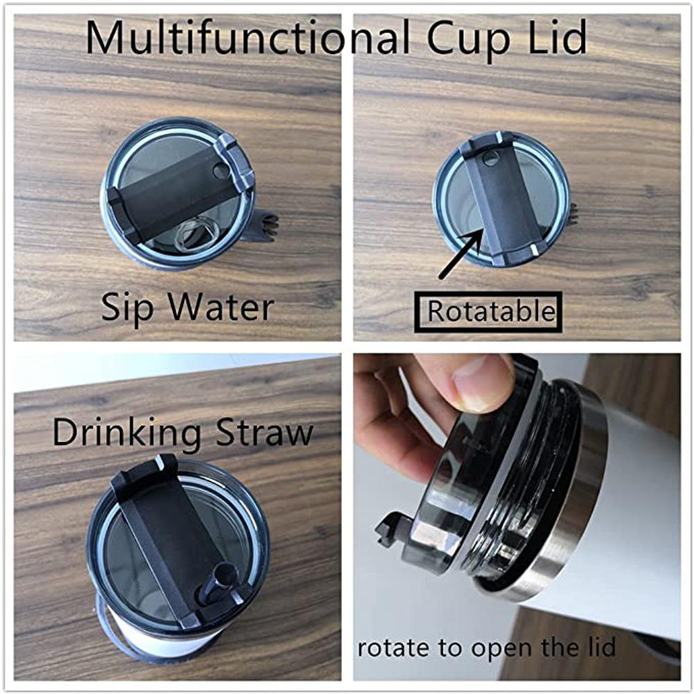 40oz Portable Stainless Steel Vacuum Insulated Travel Thermal Coffee Mug Tumblers Cups with Lids and Straws