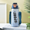 Large Capacity Straight Mouth Plastic Water Cup Portable and Simple 700ml 900ml 1500ml Water Bottle