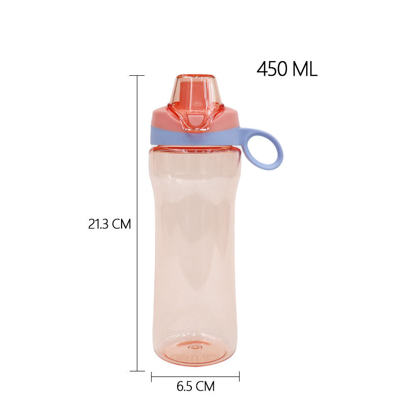 450Ml Wide Mouth Leakproof Outdoor Cute Fancy Water Drink Tritan Bottle Bottles for Kids School
