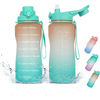 Large 75oz Motivational Water Bottle with Time Marker & Straw,Leakproof BPA Free Hydration Water Jug Ensure You Drink Water
