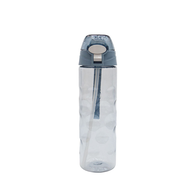 700ml Candy-Colored Transparent Outdoor Sports Fitness Activities Portable Practical Plastic Travel Water Bottle