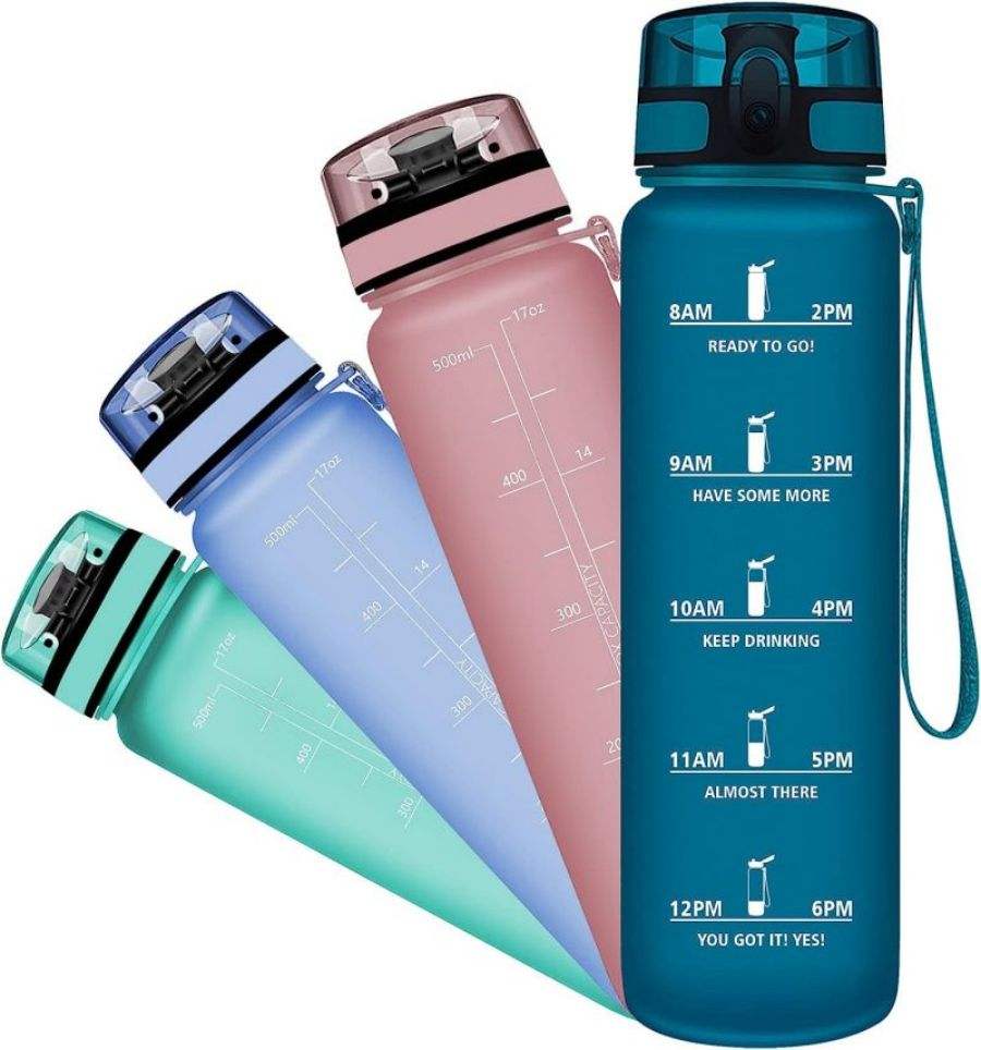 2024 Large Capacity 1000ml Environment-friendly PC Plastic Water Cup for Sports
