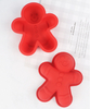 BPA Free Gingerbread Man Shape Silicone Candy Cake Cookie Chocolate Mold
