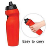 24 oz Water Bottle With Lid Sports and Fitness Squeeze Portable Bicycle Water Bottles Bpa Free Hdpe Plastic