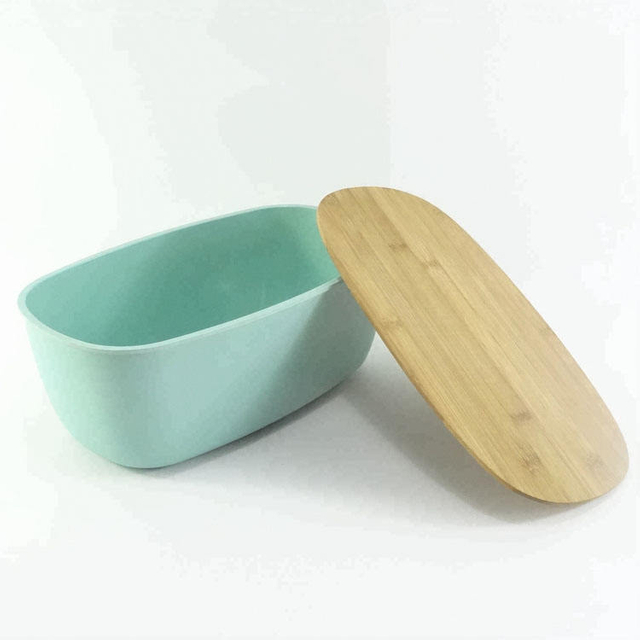 Bamboo Lid Bread Box