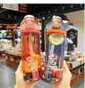 2024 Garrafa De Agua Esportiva Plastic Sport Fruit Water Bottle With Straw