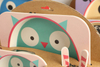 Customized Bamboo Fiber Tableware Children Baby Feeding Set Plate Cartoon Bowls for Baby