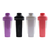 New Style Custom 600ml Plastic Sport Water Bottle clear Gym Protein Shaker Bottle With Stirring Ball