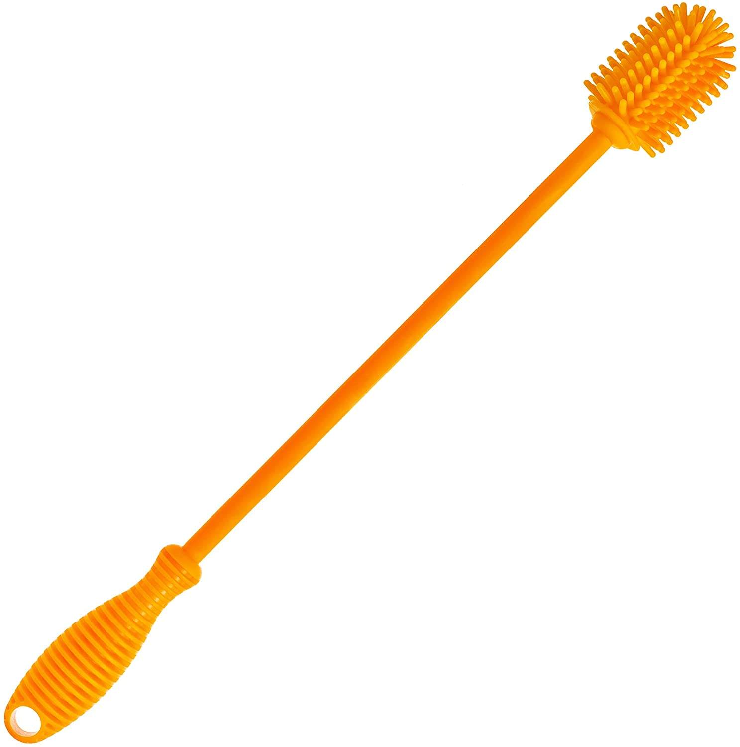 Long Handle Silicone Bottle Brush Kitchen Baby Multi-funcition Soft Rubber Silicone Cup Cleaning Brush