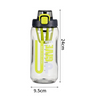 2000ML Minimalist Custom Multi-style Sport Plastic Water Bottle With Handle and Straw