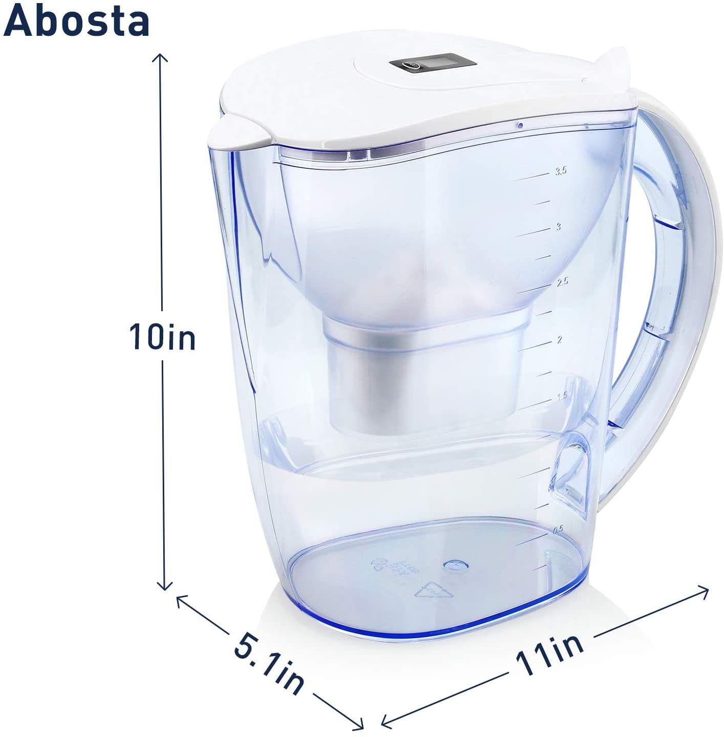 BPA Free Plastic Water Pitcher Filter Alkaline Water Filter Alkaline Water Pitcher