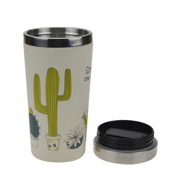 Environmentally Friendly Double Walled Stainless Steel Reusable Coffee Cup