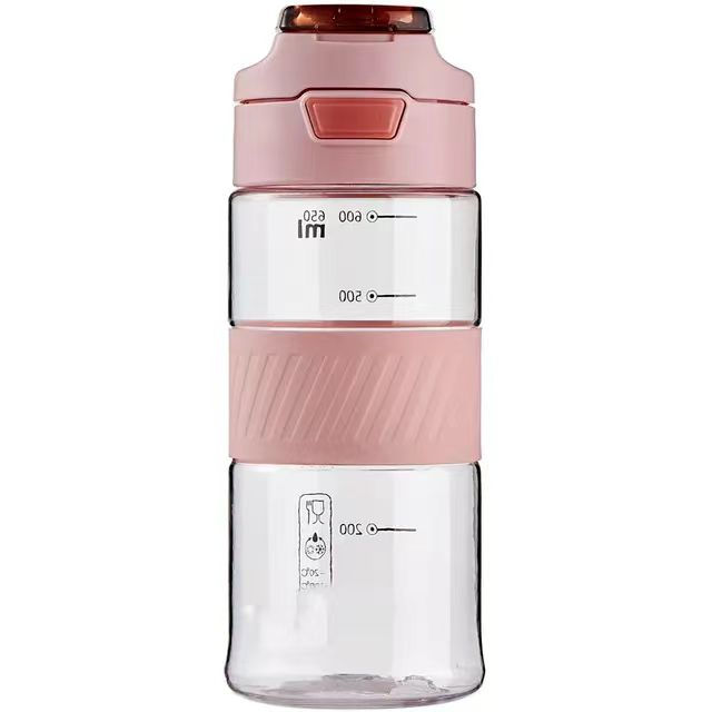 22oz 650Ml Leak Proof Tritan Plastic Sport Water Bottle With Handle