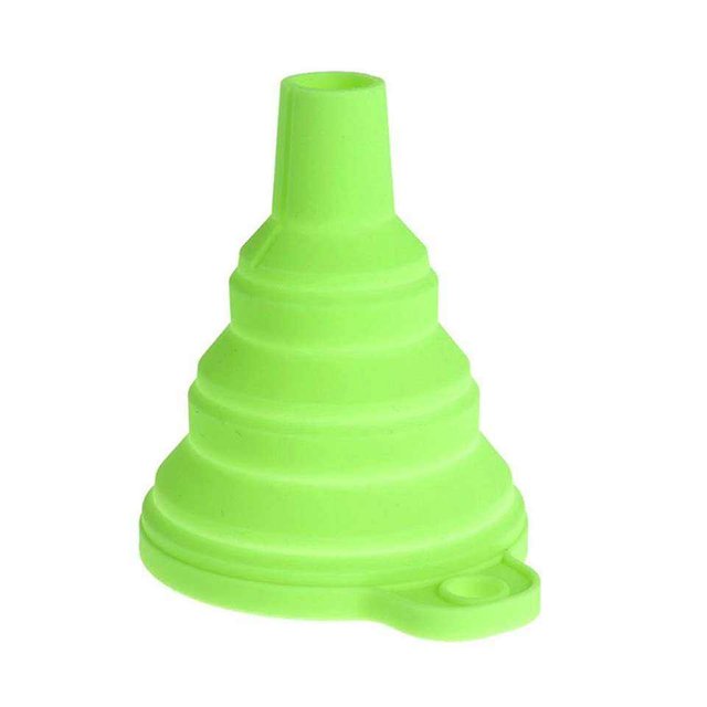 Mini Foldable Kitchen Gadgets Silicone Retractable Mouth Funnels Liquid Oil Water Wine Funnel Filling Tool