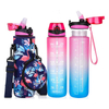 BPA Free Tritan High Quality Sports Water Bottles with Straw