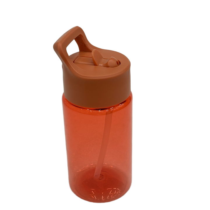 Wholesale Simple Straight Plastic Water Bottle with Dual Capacity Outdoor Portable Straw Water Bottle