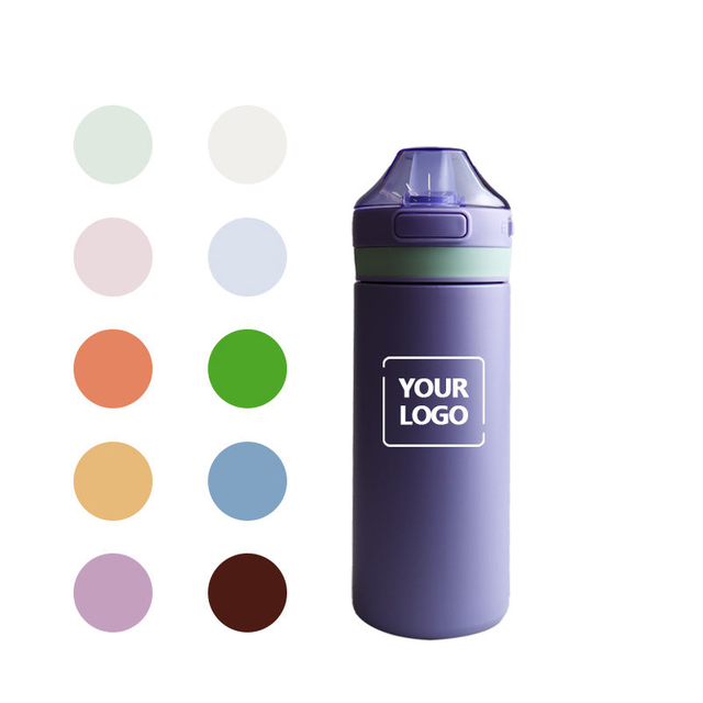 500ML 304 Stainless Steel Cup High Appearance Level Can Be Customized Color Children's Water Cup with Handle