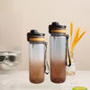 26oz Gradient Color Sports Water Bottle with Drinking Straw and Rope for Outdoor Fitness