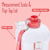 3.78L Large Capacity High Temperature and Drop Resistant Portable Straight Drink Mountain Climbing Plastic Water Bottle