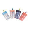 450ml Customizable Factory Supply Plastic Tumbler Straw Cups BPA Free Mini Plastic Water Bottle with Silicone Spouts