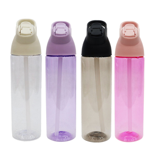24oz Large Capacity Candy Colored Sports and Fitness Straw Cup