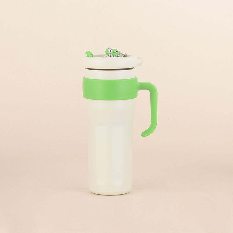 40oz Gym Sport Straight Drinking Style Stainless Steel Water Bottle with Handle Portable Water Outlet