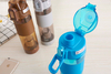 BPA Free Non slip 650 ml Custom Plastic Hydrogen Rich Water Alkaline Sport Water Bottle with Handle and Lid