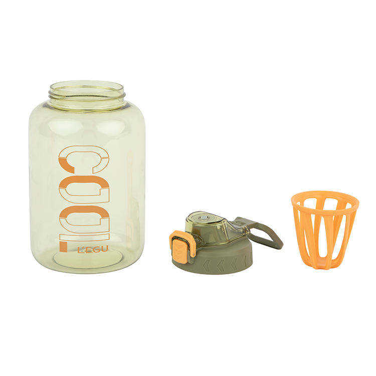 Large Capacity Gym Fruit Plastic Water Bottle Camping Custom logo