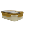 High-quality PP Material Bento Box Equipped with a Spoon and a Combination Fork Knife