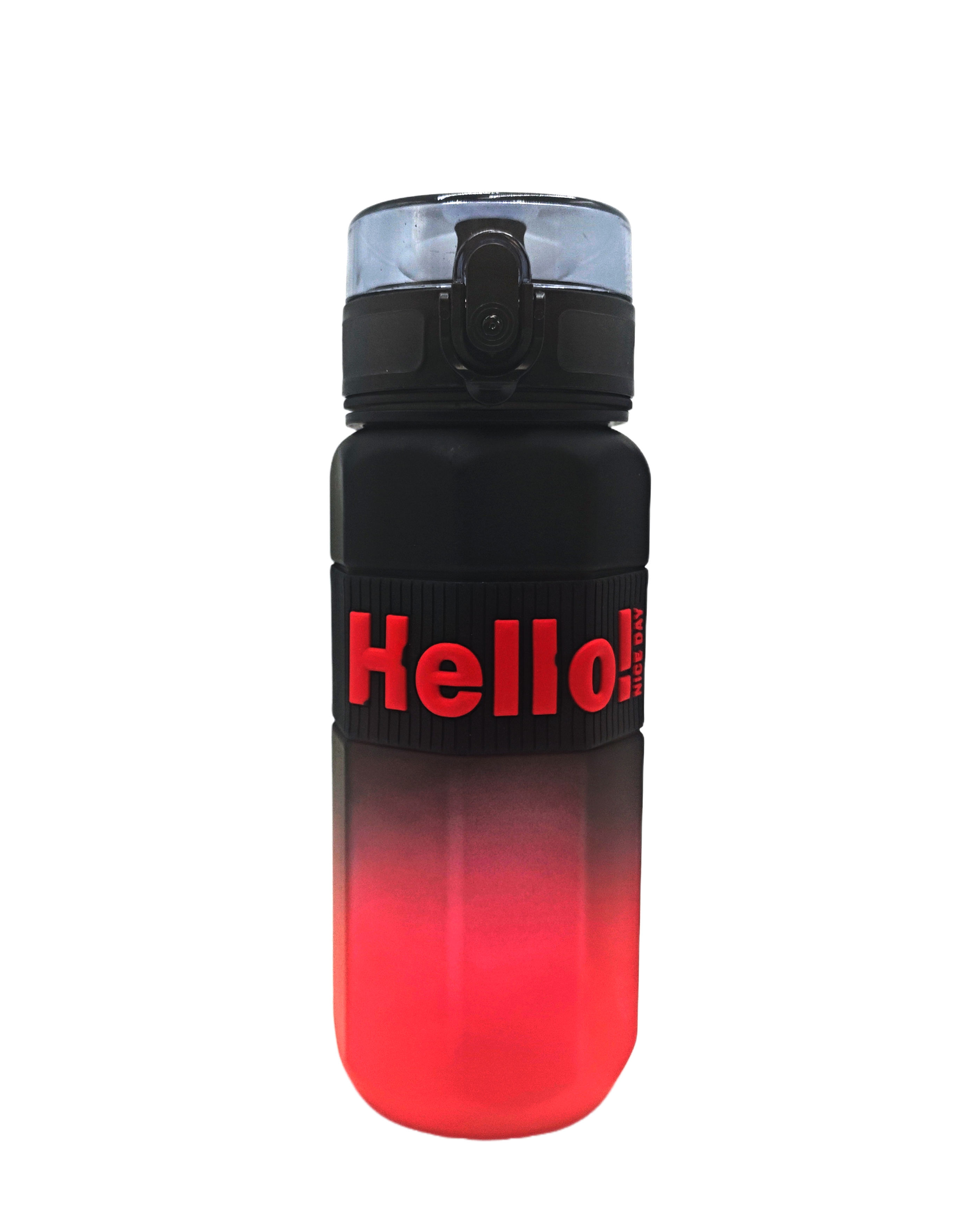 750ml Custom Color Fitness Plastic Water Bottle with Scale Lines and a Handle Rope