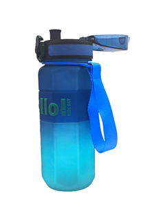 750ml Custom Color Fitness Plastic Water Bottle with Scale Lines and a Handle Rope