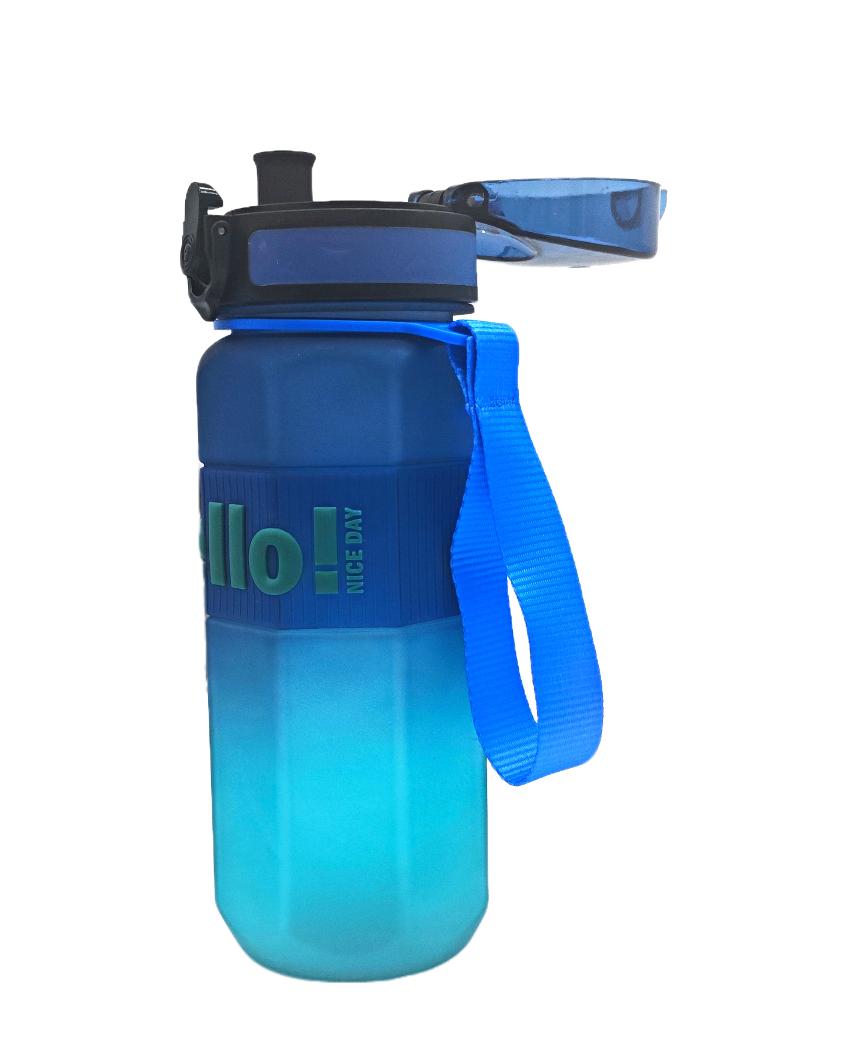 750ml Custom Color Fitness Plastic Water Bottle with Scale Lines and a Handle Rope