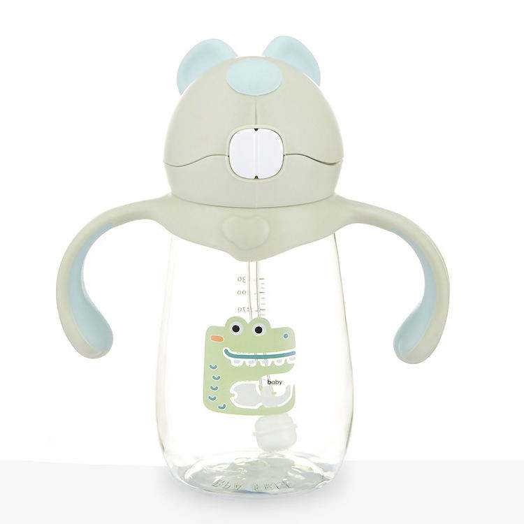 2023 Botella De Agua Infantil Bpa Free 300ml 500ml Children Tritan Kids Plastic Water Bottle With Straw