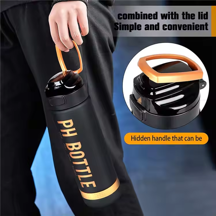 Bpa Free Anti-fall Large Capacity Sports Water Bottle Plastic Summer High Appearance Level Fitness Portable Water Bottle