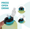2024New Custom Wholesale Multi-style Stimulating Movement Sports Plastic Water Bottle